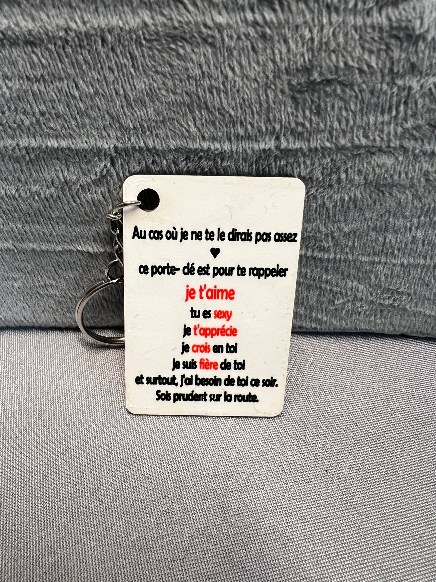 Porte-clé personnalisé
